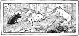 H.J. Ford - There was once upon a time a pig who lived with her three children... H.J. Ford - There was once upon a time a pig who lived with her three children...