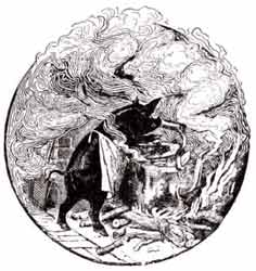 H.J. Ford - Blacky popped the lid on the kettle. H.J. Ford - Blacky popped the lid on the kettle.